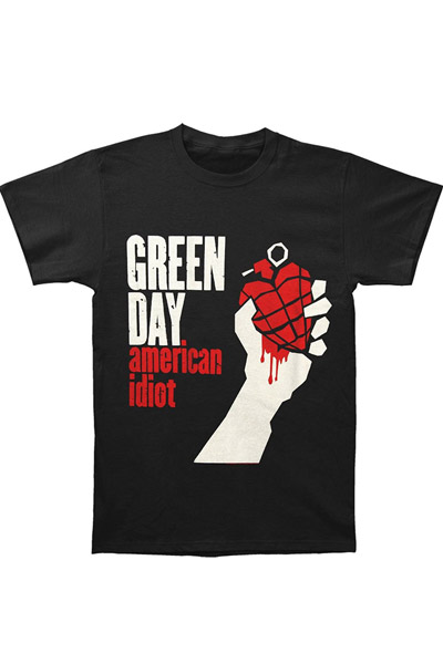 GREEN DAY American Idiot Black T-shirt