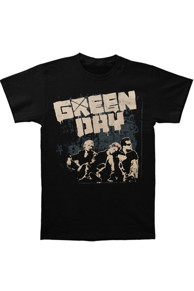 GREEN DAY Grey Wall 2010 Tour t-shirt