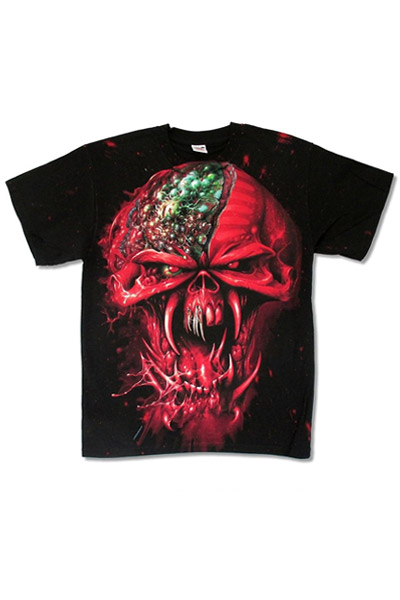 IRON MAIDEN The Final Frontier-Face-All Over-Black T-shirt