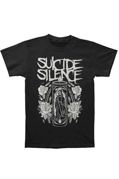 SUICIDE SILENCE Grim Reaper Candle Black T-shirt