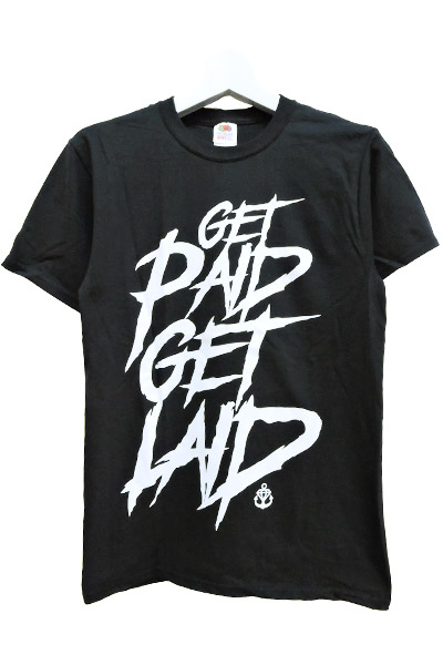 STAY SICK CLOTHING et Paid Get Laid Tee Black