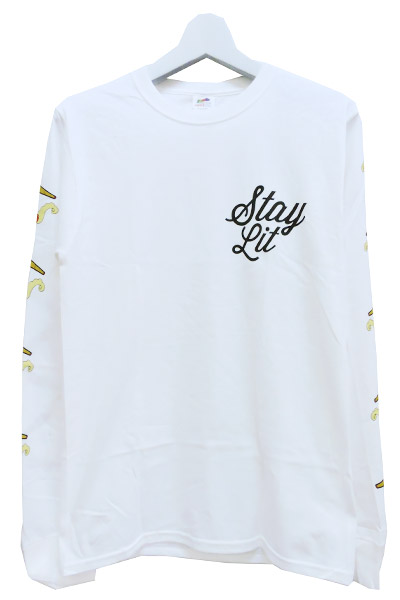 STAY SICK CLOTHING Stay Lit White