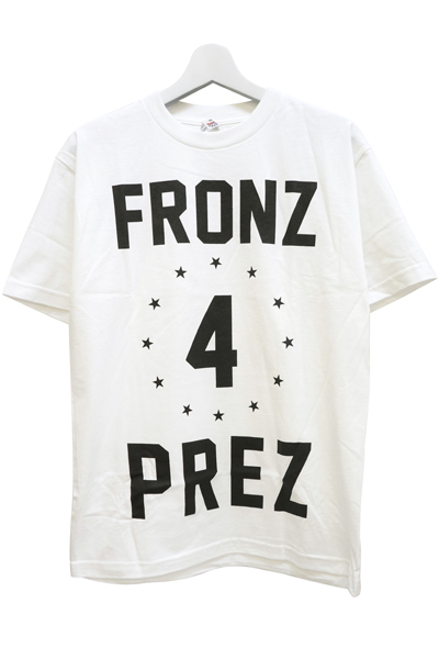 STAY SICK CLOTHING Fronz 4 Prez White T-Shirt