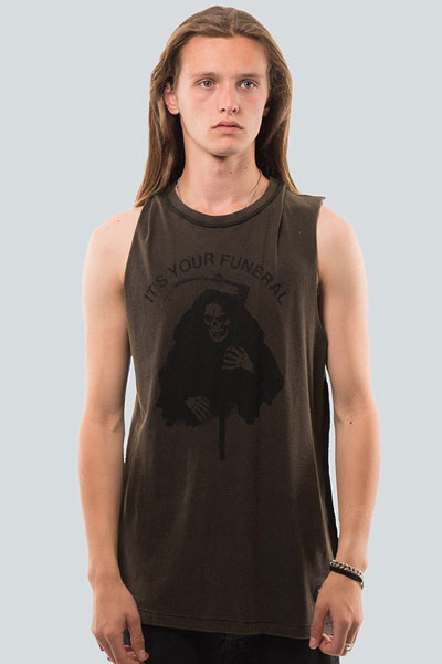 DROP DEAD CLOTHING Your Funeral Tank