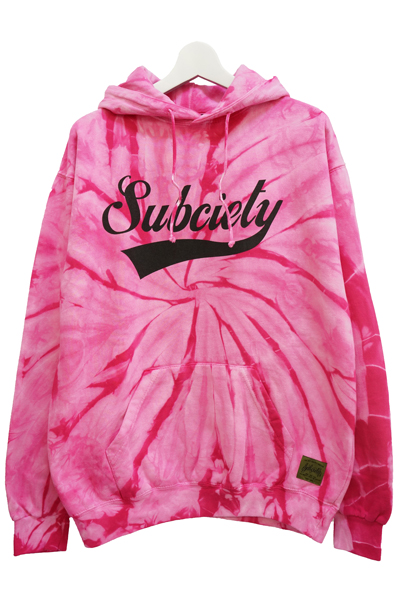Subciety (サブサエティ) TIE-DYE PARKA-GLORIOUS- PINK