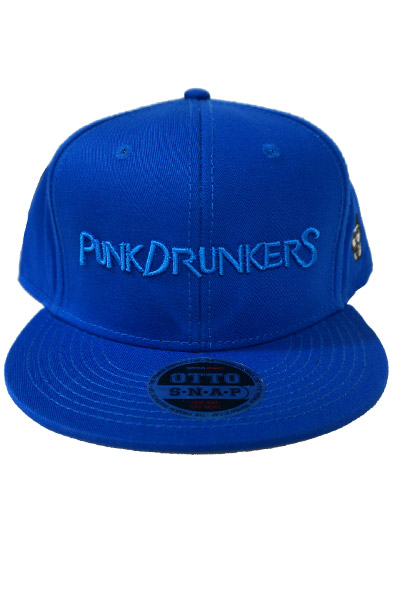 PUNK DRUNKERS ブランドチックCAP BLUE