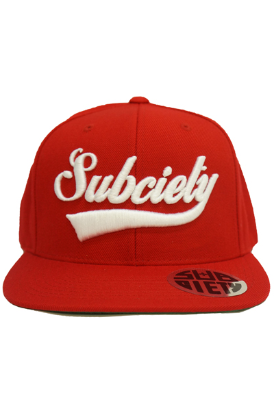 Subciety SNAP BACK CAP-GLORIOUS- RED