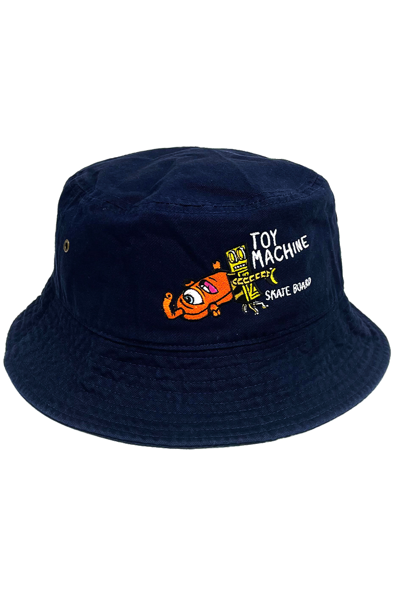 TOY MACHINE (トイマシーン) ROBOT&SECT EMBROIDERY TWILL HAT NAVY