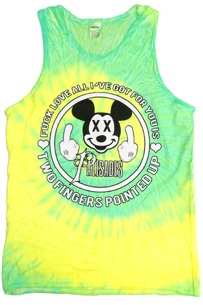 PALISADES Two Fingers Lime Tank Top