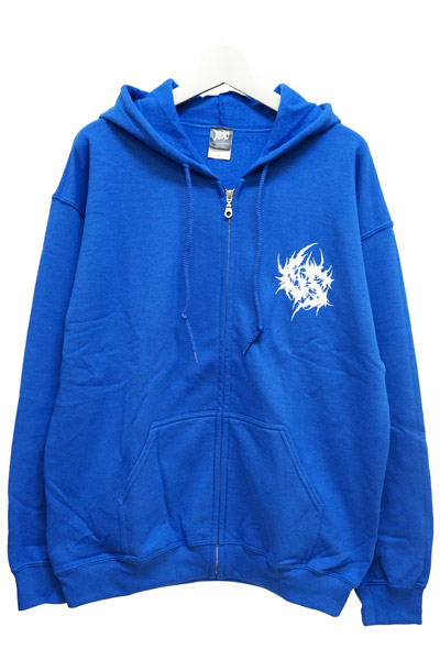 Gluttonous Slaughter (グラトナス・スローター) lnversion of Christ ZIP HOODIE BLUE