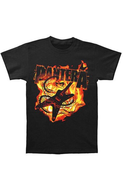 PANTERA Guitar Snake T-shirt Black