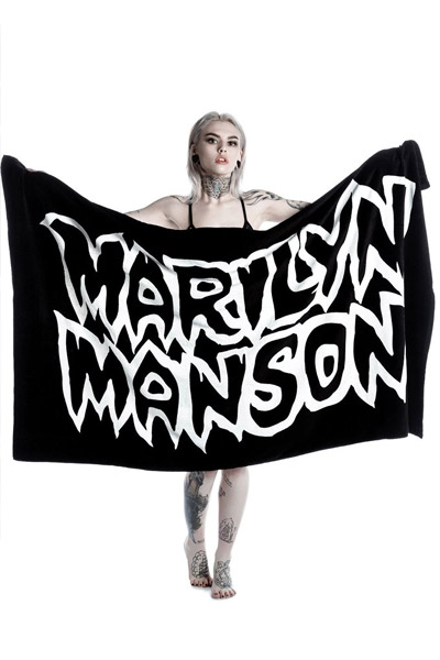 MARILYN MANSON×KILL STAR CLOTHING  Avoid The Sun Beach Towel