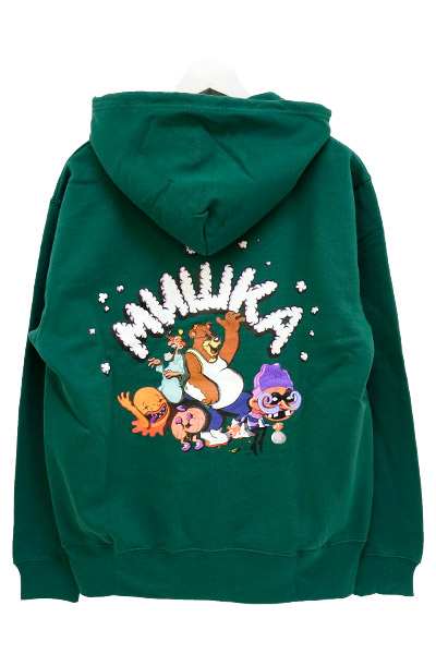 MISHKA (ミシカ) EXWD1003H WITH BEAR PULLOVER IVY GREEN