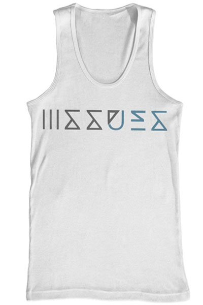 ISSUES Logo White Tank Top