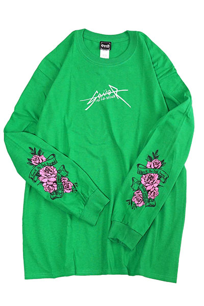 GoneR GR22LS002 Rose Sleeve L/S T-Shirts Lirsh Green