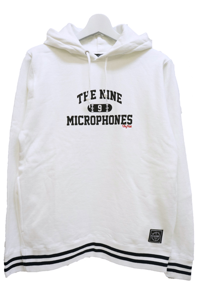 NineMicrophones (ナインマイクロフォンズ) LINE PARKA-Skate College- WHITE