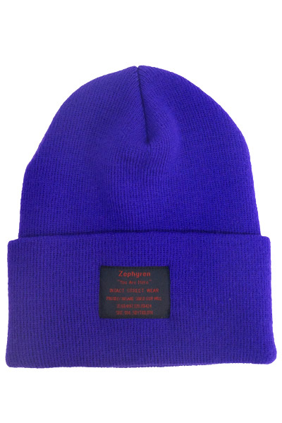 Zephyren (ゼファレン) LONG BEANIE -You Are Here- PURPLE