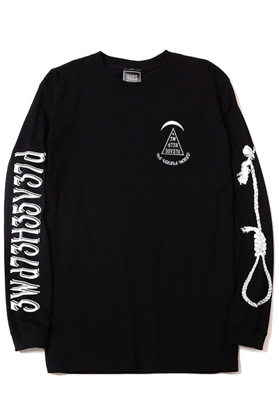 SILLENT FROM ME HUNGED -Long Sleeve- BLK
