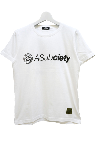 Subciety×ANDSUNS TEE S/S WHITE
