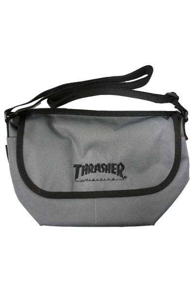 THRASHER MINI MESSENGER BAG GRAY