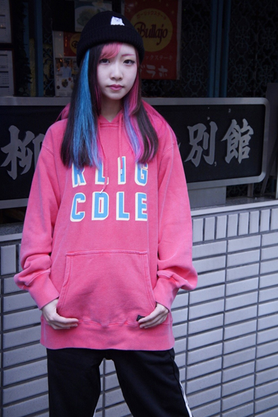 ROLLING CRADLE RLIG CDLE PIGMENT HOODIE / Red