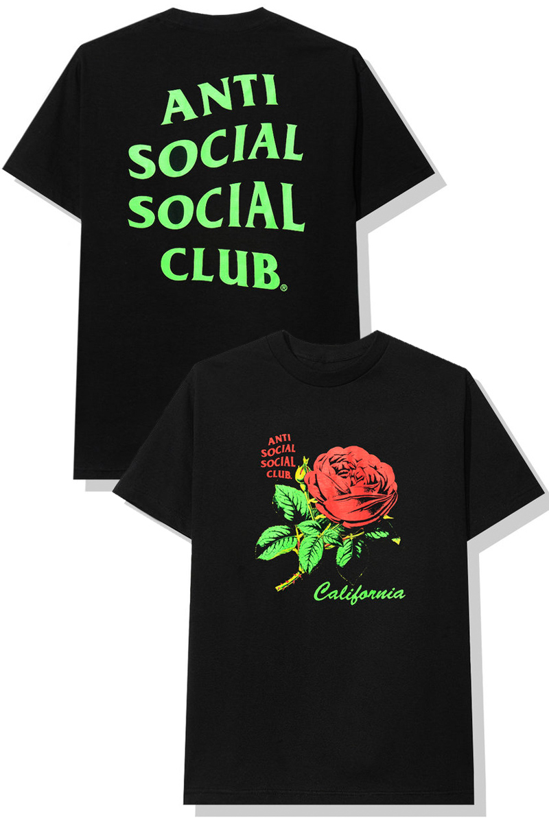 Anti Social Social Club California Black Tee