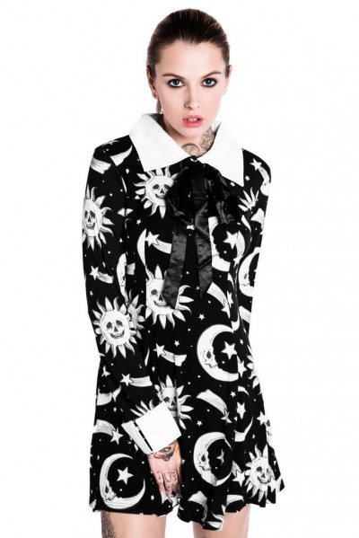 KILL STAR CLOTHING(キルスター・クロージング) Cozmic Death Ribbon Dress