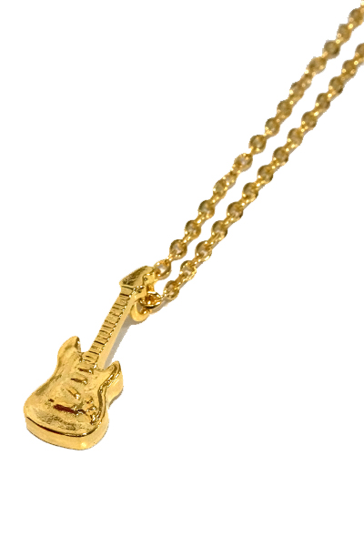 Subciety METAL NECKLACE -GUITAR- GOLD