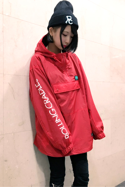 ROLLING CRADLE RLCR SIGN ANORAK / Red