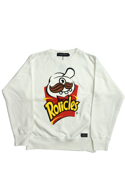 ROLLING CRADLE CHIPS SWEAT WHITE