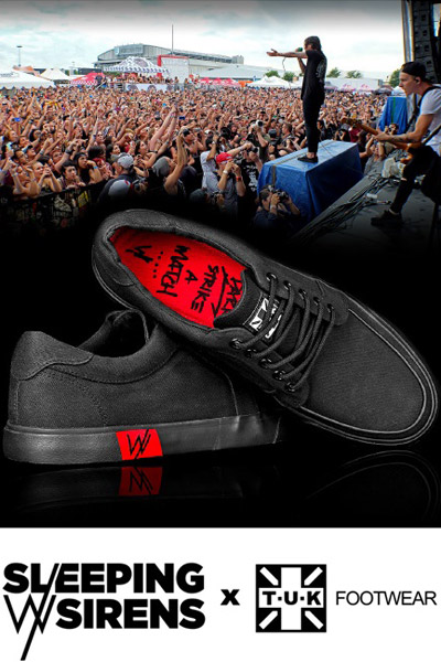 T.U.K. SHOES A9230 Sleeping With Sirens Core