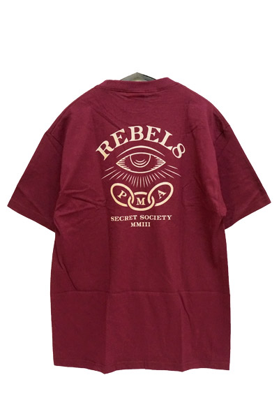 REBEL8 FORETOLD T-Shirt  BURGUNDY