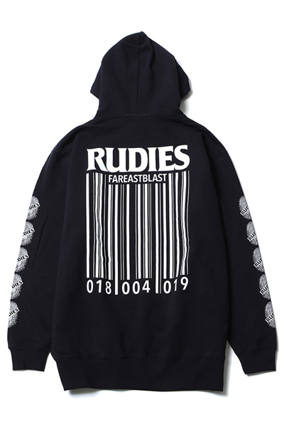 RUDIE'S ID HOOD SWEAT BLACK