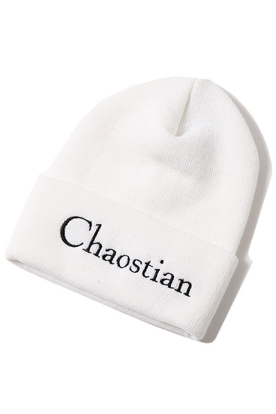 SILLENT FROM ME CHAOSTIAN - Beanie- WHITE