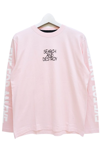 SQUARE EYE FOR AN EYE LS-Ts PINK