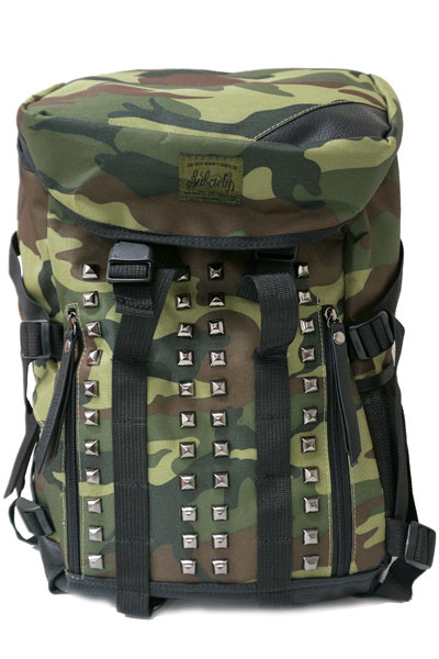 Subciety STUDS BACK PACK - CAMOUFLAGE