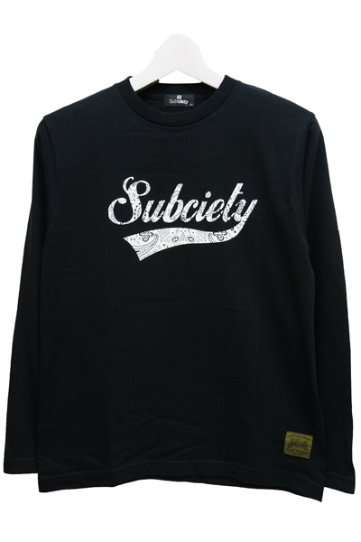 Subciety GLORIOUS L/S-PAISLEY- BLACK