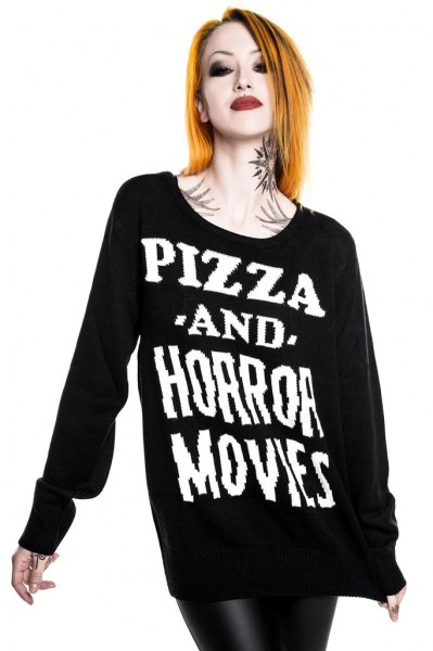 KILL STAR CLOTHING Horror Stayin In Knit Sweater [B]