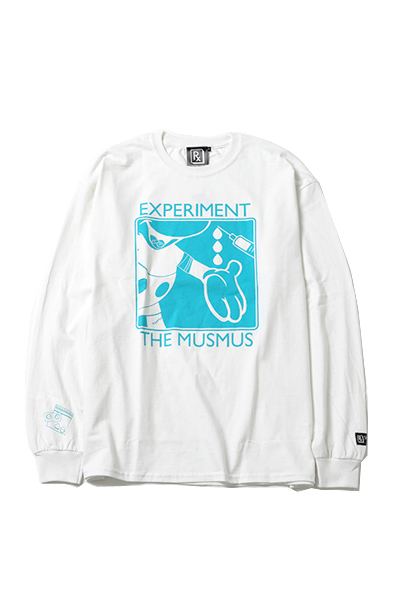 SLEEPING TABLET EXPERIMENT [ LONG SLEEVE ] WHITE