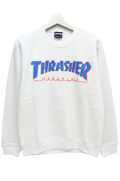 THRASHER TH94206 BAR MAGLOGO SWEAT WHITE