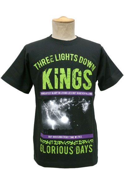 THREE LIGHTS DOWN KINGS グロリアスデイズ 2MAN TOUR T BLK