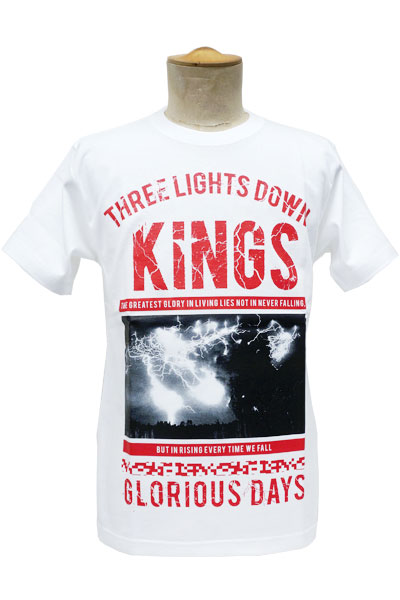 THREE LIGHTS DOWN KINGS グロリアスデイズ 2MAN TOUR T WHT