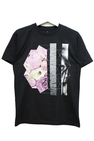 BLACK SCALE NATURAL GEOMETRY T-SHIRT BLK