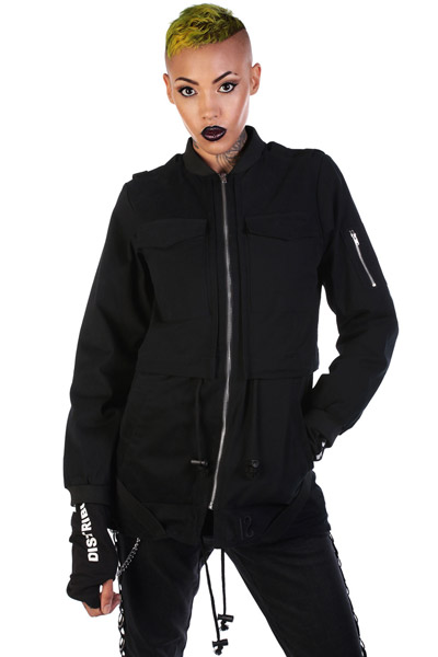 DISTURBIA CLOTHING Worlds End Bomber