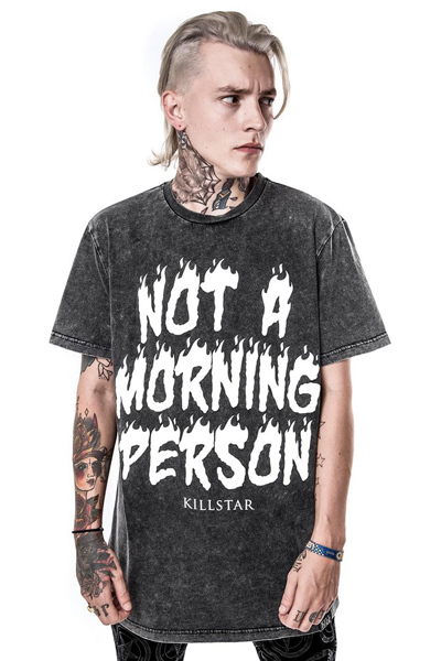 KILL STAR CLOTHING (キルスター・クロージング) Morning Person T-Shirt [ENZYME]
