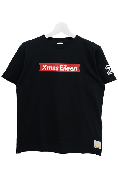 Xmas Eileen タグ付きロゴTシャツ(BK)