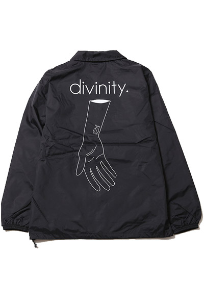 SILLENT FROM ME DIVINITY -Coach Jacket- BLK