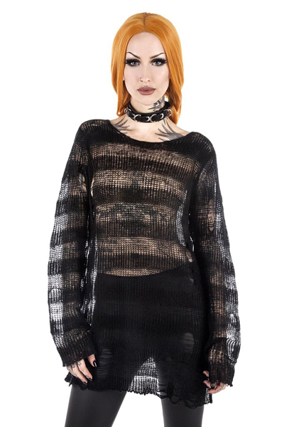 KILL STAR CLOTHING Spook N Destroy Knit Sweater [B]