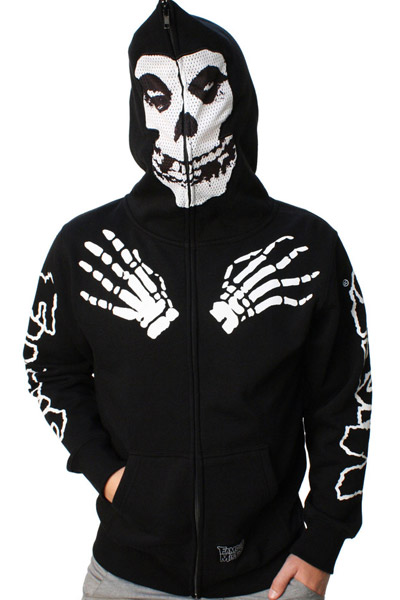 FAMOUS STARS AND STRAPS Misfits Full Zip Hoodie
