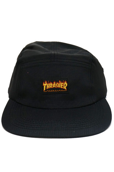 THRASHER FLAME LOGO 5-PANEL HAT